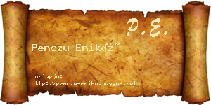 Penczu Enikő névjegykártya